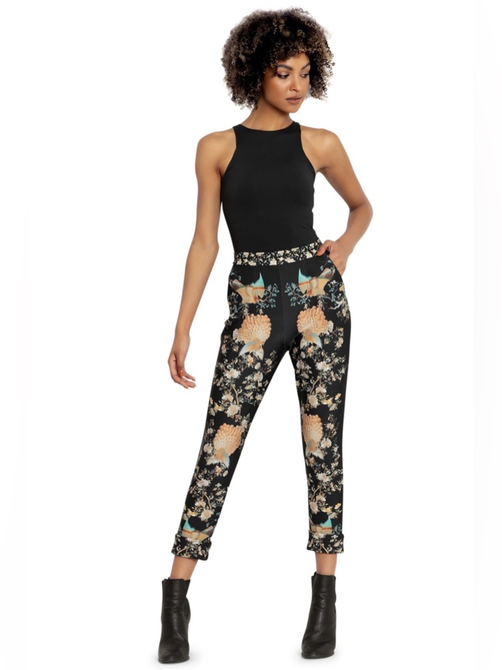 BlackMilk the Vault Collection Coromandel Screen Cuffed Pants Limited Edition - Picture 2 of 10